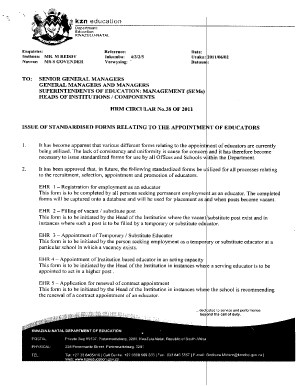 Hrm Circular No 71 of  Form