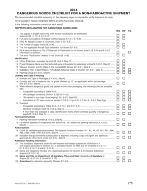  Dg Checklist PDF 2014