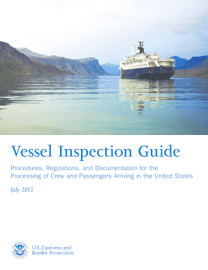 Vessel Inspection Form