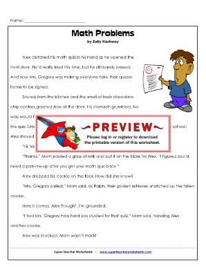 Math Problems by Kelly Hashway  Form