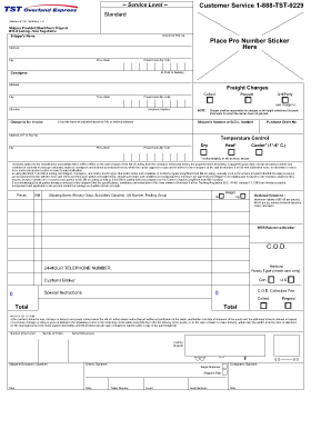 Tst Overland Bol  Form