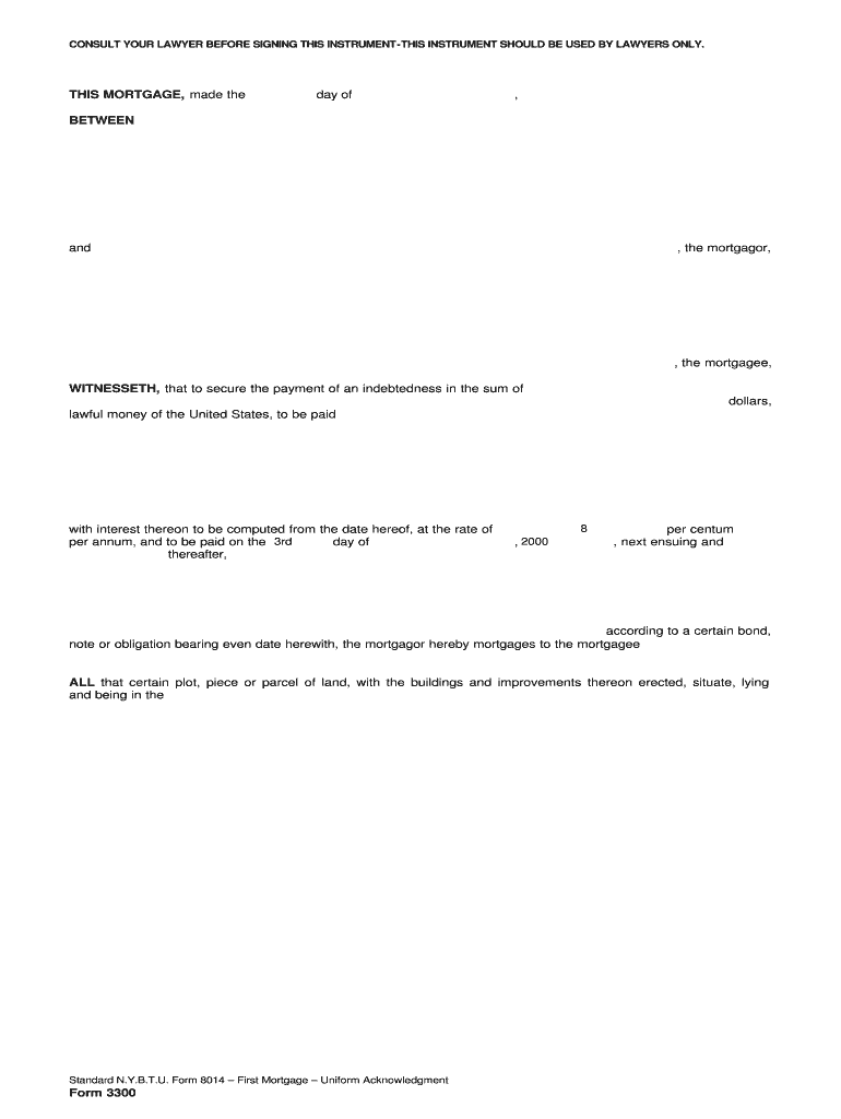 First Mortgage  Hallmark Abstract LLC  Form