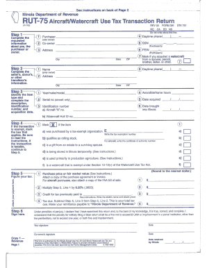rut-75 tax form