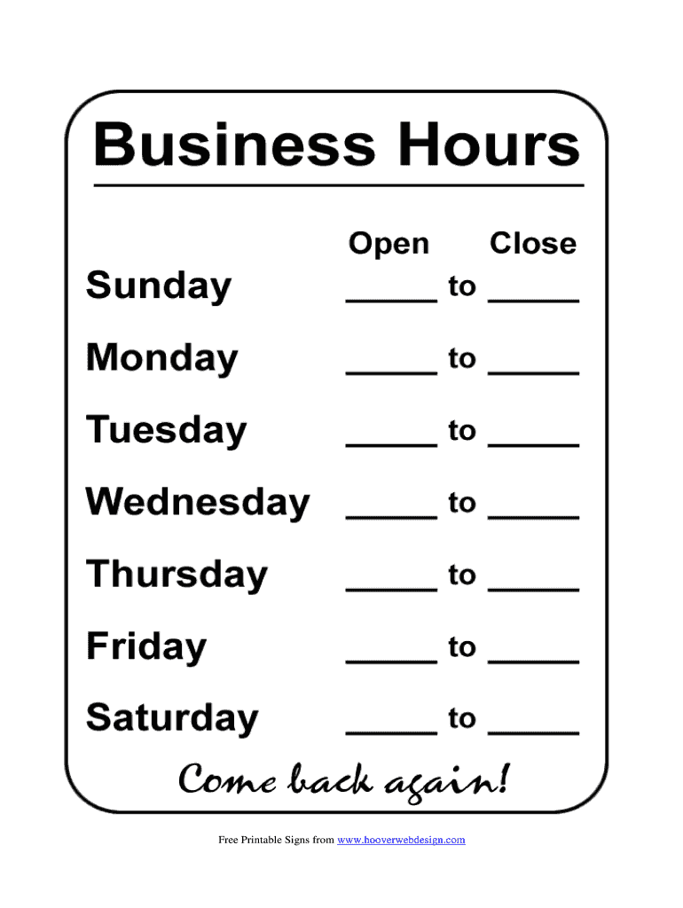 Office Sign Template from www.signnow.com