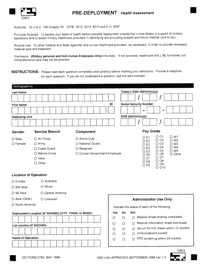 Dd2795  Form