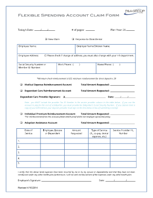 P&amp;a Group Form