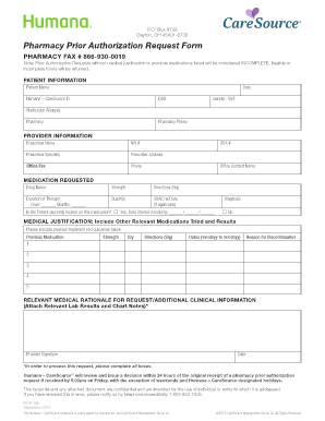 Caresource Rx Innovations Prior Authorization Form