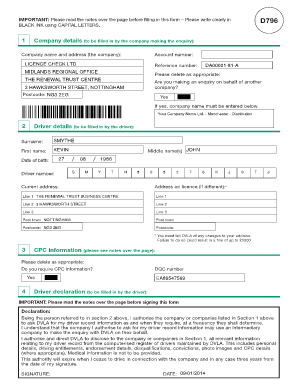 D796  Form