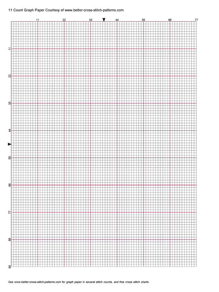 Free Printable 18 Count Cross Stitch Graph Paper Printable Templates