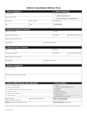 Carefirst Referral Form