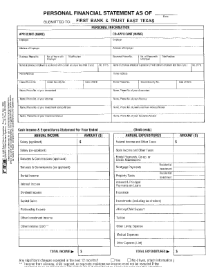 First Bank Account Opening Form