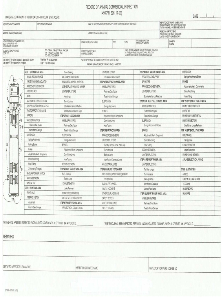  Record Commercial Inspection 2003-2024