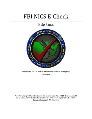 Nics E Check  Form