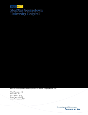 Georgetown Letterhead  Form