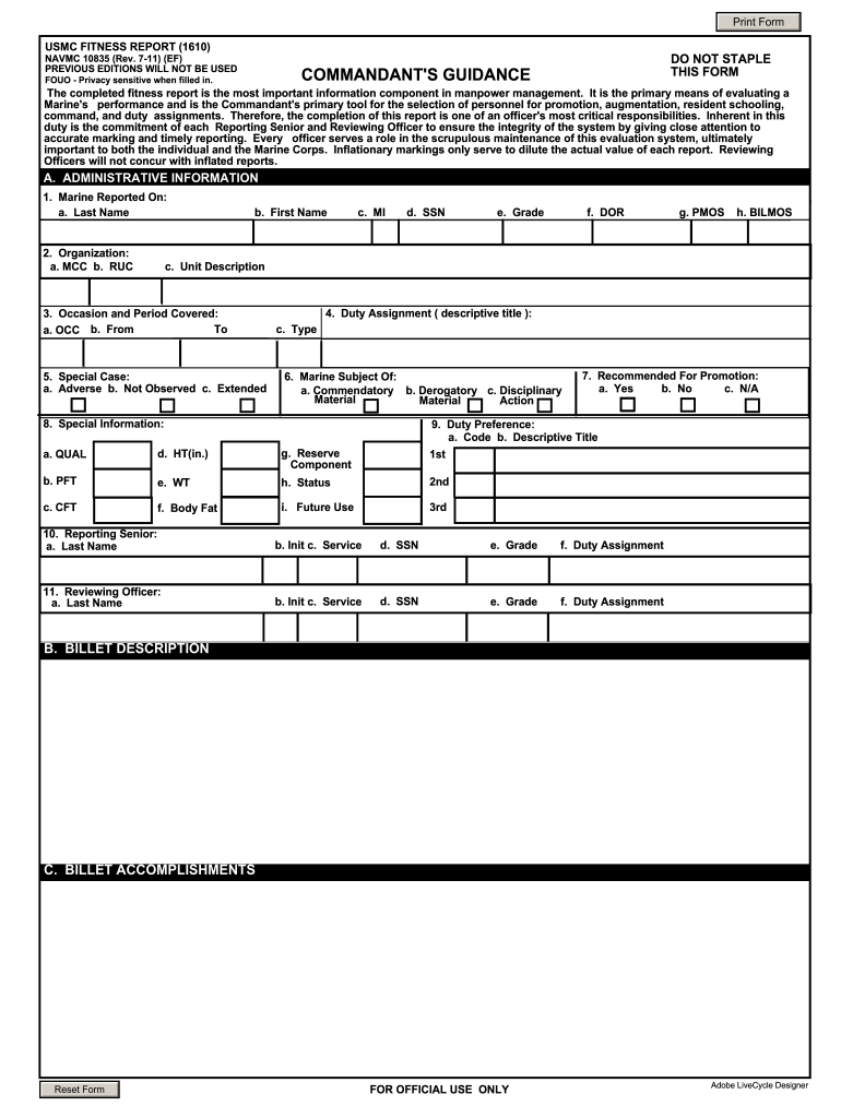 Navmc 10835  Form