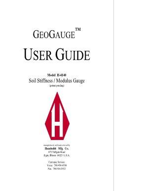 Geogauge  Form