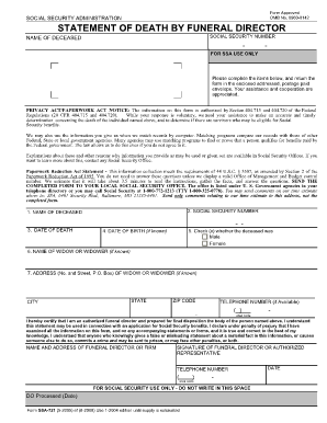 Form in the Enclosed Addressed, Posta Socialsecurity