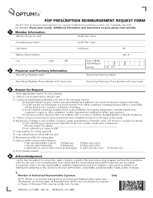 Optumrx Reimbursement Online  Form