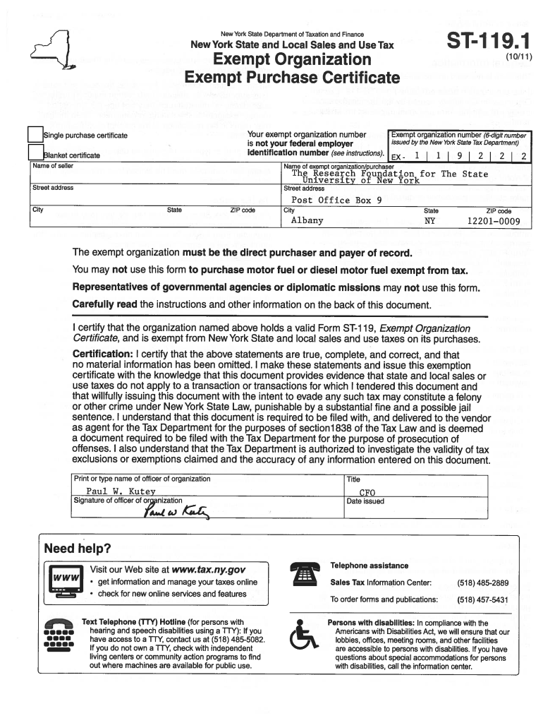 St 119 1 10 11 Blank  Form