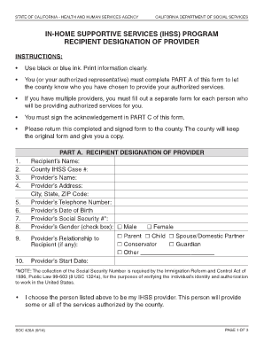 Get and Sign Recipient Designation 2014-2022 Form