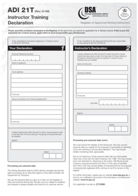 Adi 21t Form