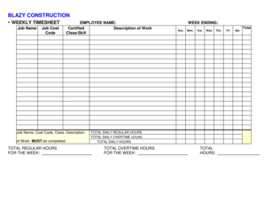 Blazy Construction  Form