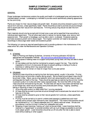 Landscape Contract Example Form - Fill Out and Sign Printable PDF Template  | signNow