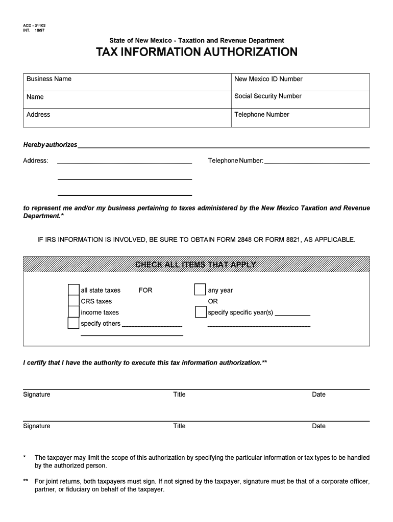 Acd 31102  Form