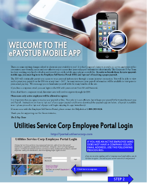 Epaystub App  Form