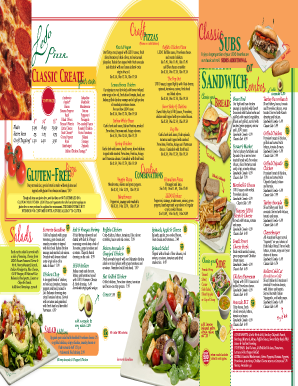 Ledo Pizza Menu PDF  Form