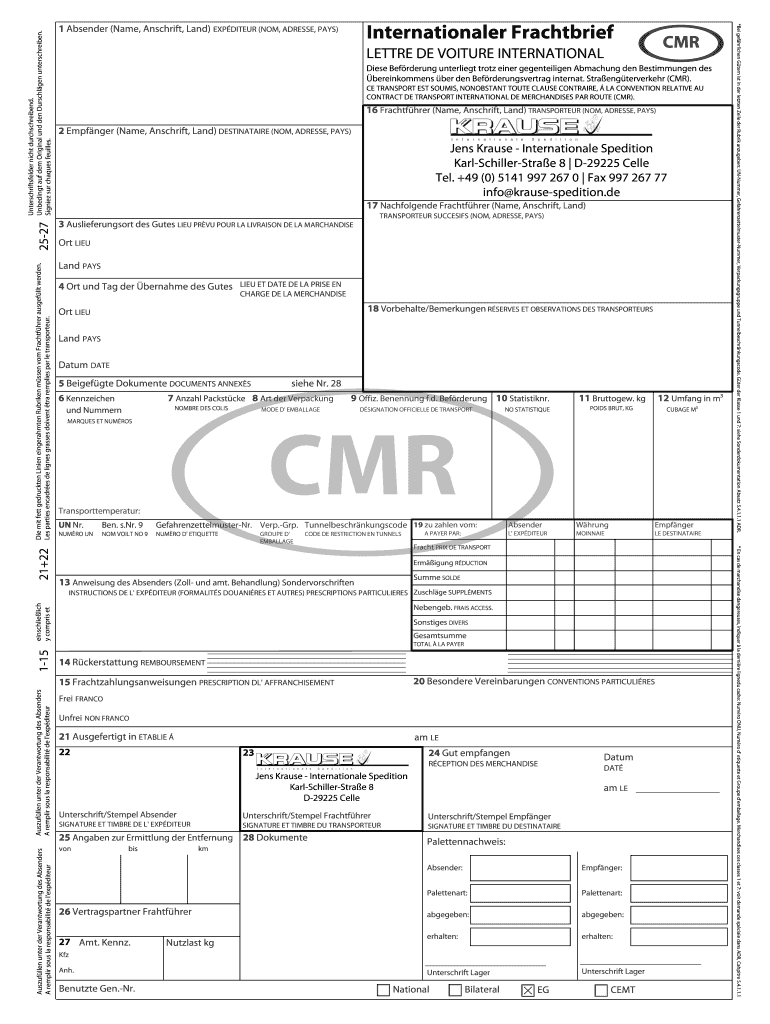 Cmr PDF Download  Form