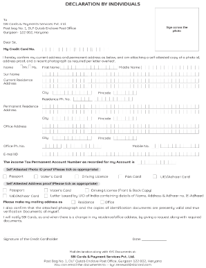 Kyc Renewal Sbicard Com  Form