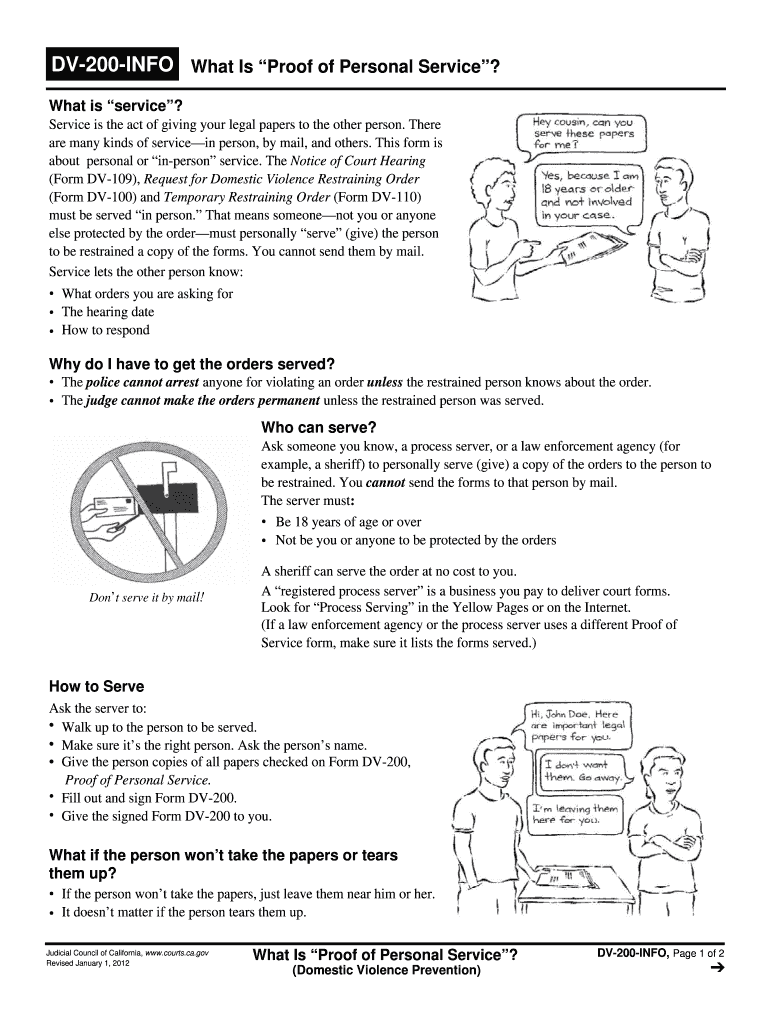  Dv 200 Info Form 2020