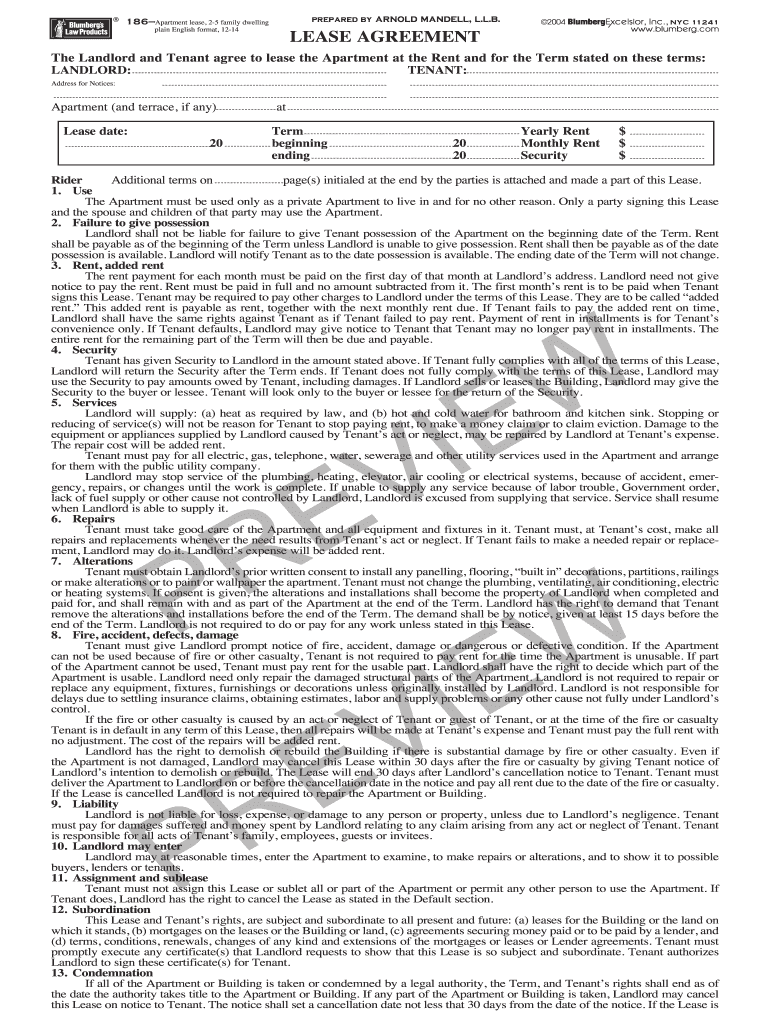 Arnold Mandell Llb  Form