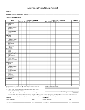 Room Inventory Form