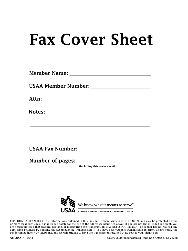 Get and Sign Usaa Fax Number 2013-2022 Form