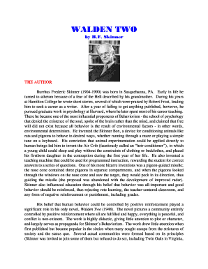 Walden Two PDF  Form