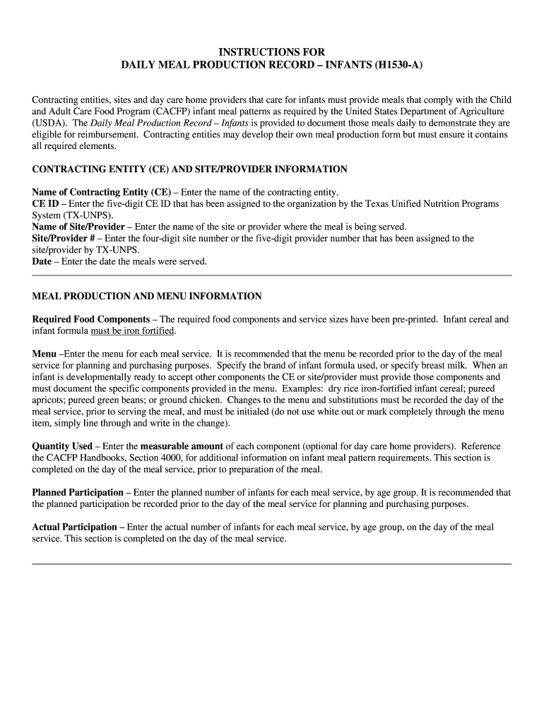  Meal Production 2014-2024