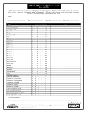 Property Evaluation Form