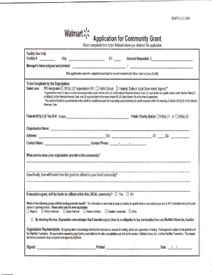 Walmart Donation Request Form PDF