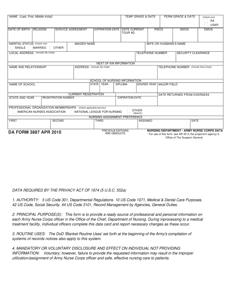  3887 Form 2010-2024