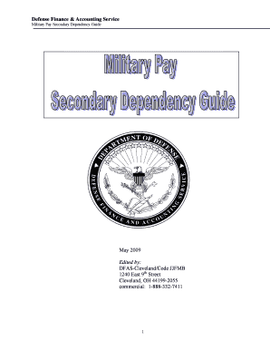 Dfas Secondary Dependency Online Application  Form