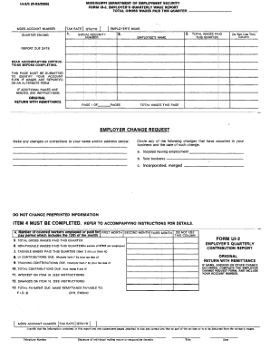 Pay Mississippi Form Ui 3 Online