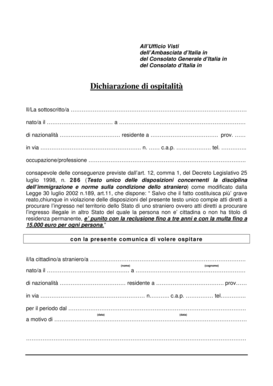  Ospitalita Form 2007-2024