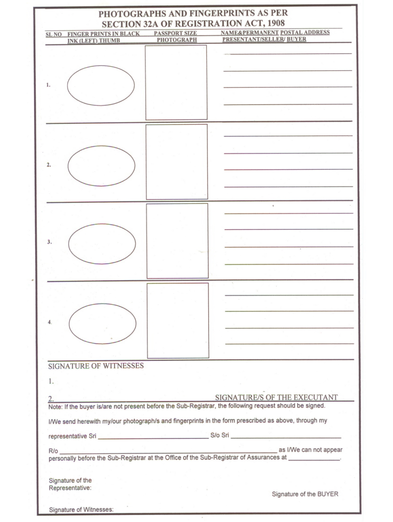 32a Registration Form Sample