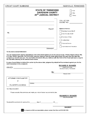 Tn Secretary of State Form