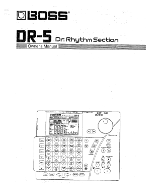Boss Dr 660 Manual  Form