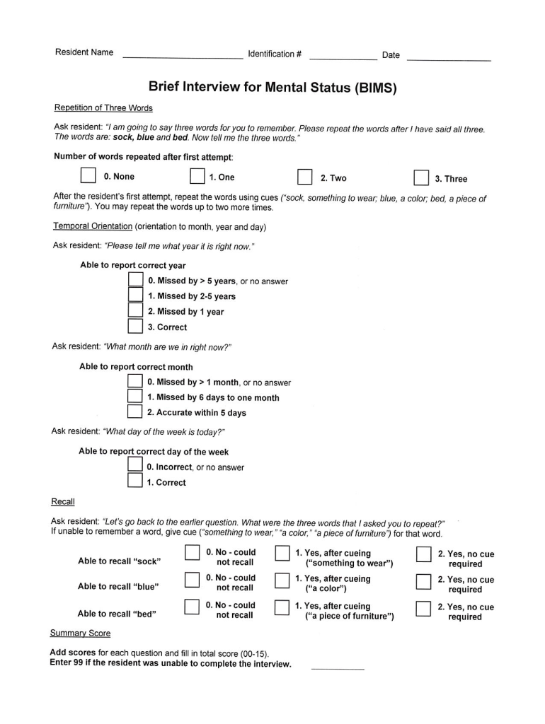 Bims PDF  Form