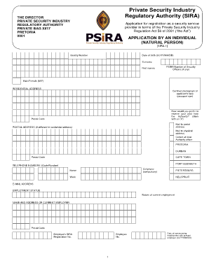 Sira  Form