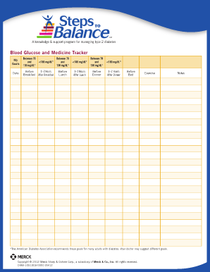 Daily Glucose Tracker  Form